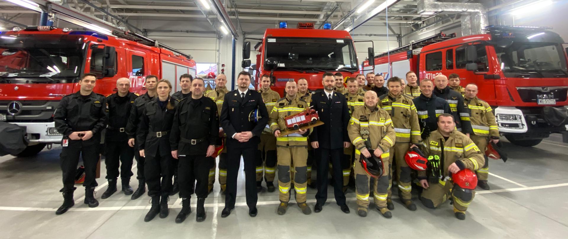 Pożegnanie ze służbą st. ogn. Paweł Kroszkiewicz