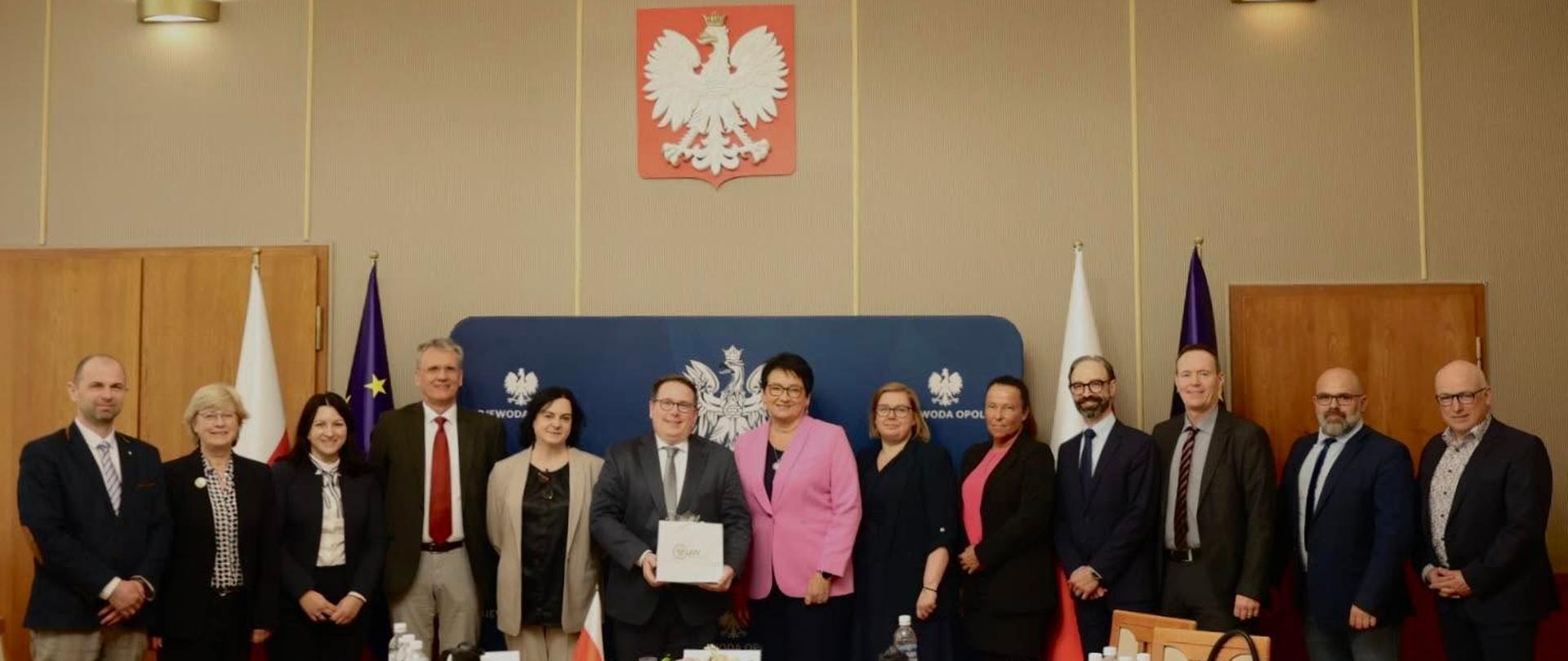  spotkanie przedstawicieli opolskich władz administracyjnych i oświatowych z delegacją z Nadrenii-Palatynatu.