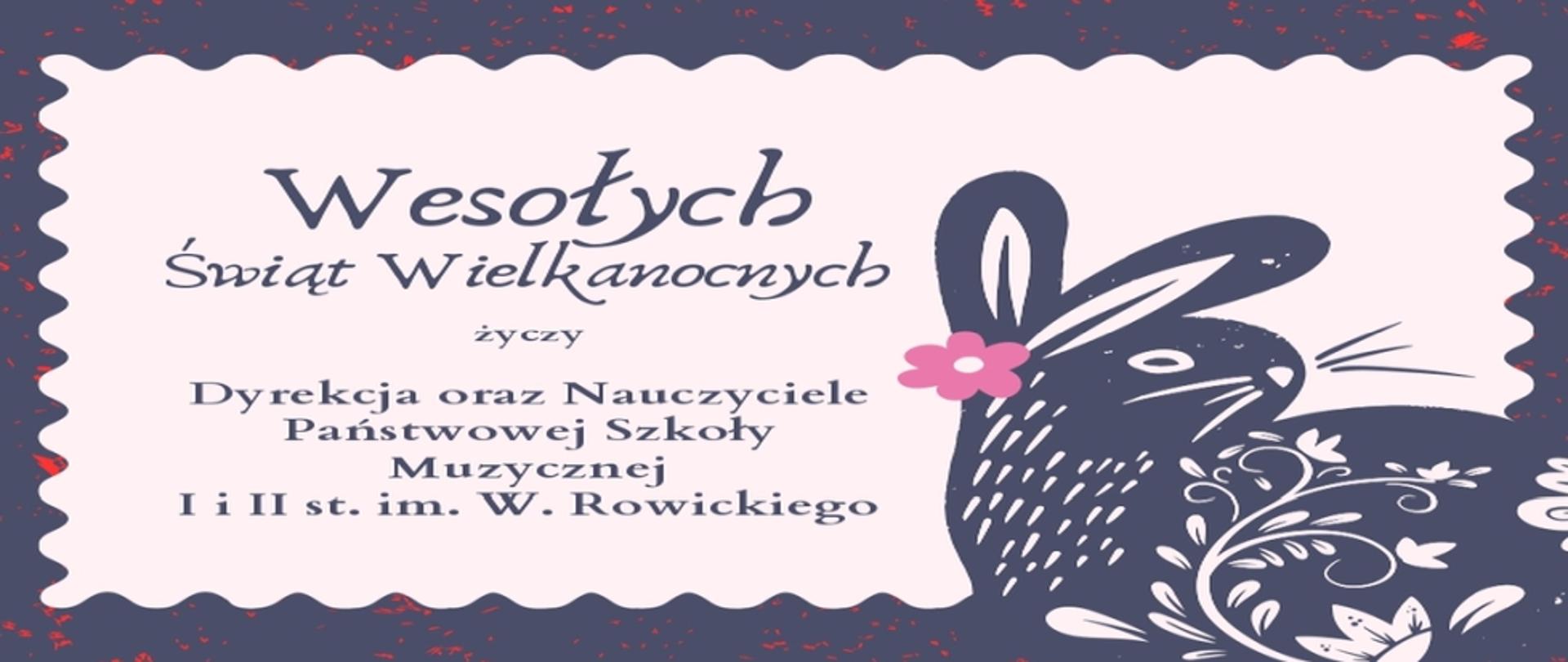 Plakat Wesołych Świąt Wielkanocnych