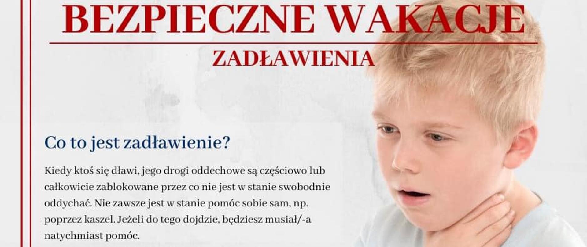 Pierwsza pomoc - zadławienia