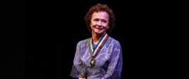 Joanna Szczepkowska odznaczona Złotym Medalem „Zasłużony Kulturze Gloria Artis”, fot. Danuta Matloch/MKiDN 