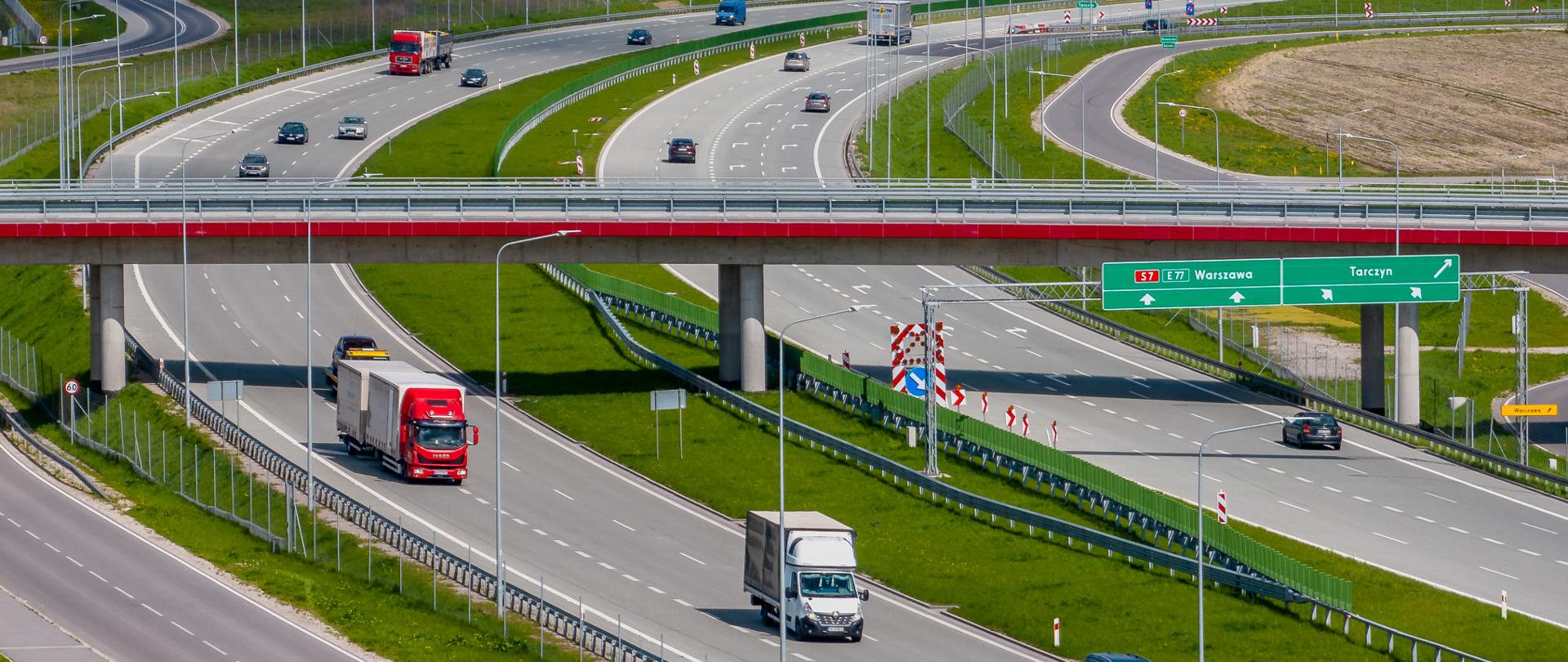 S7 Tarczyn Południe - Grójec, węzeł Tarczyn Południe