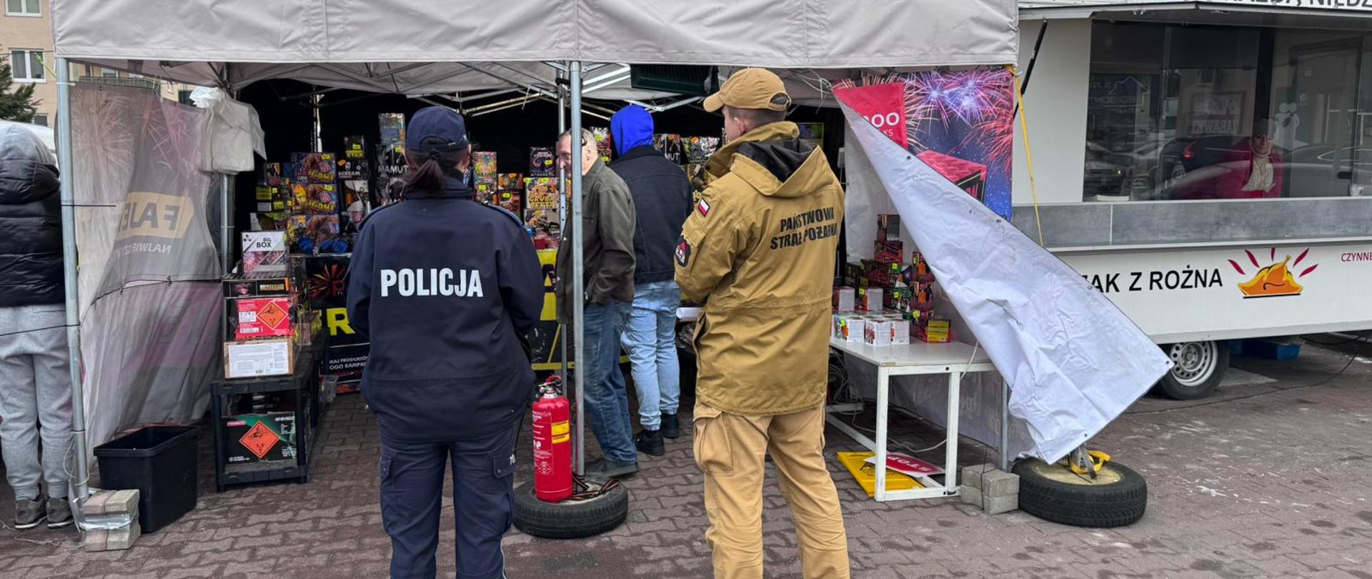 Kontrole miejsc sprzedaży wyrobów pirotechnicznych, fajerwerków na terenie Wielkopolski