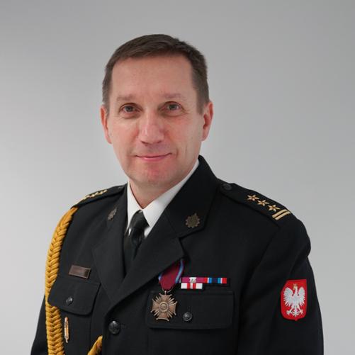 Komendant Miejski PSP m.st. Warszawy - st. bryg. Paweł Adamczyk