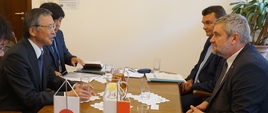 Spotkanie ministra J. K. Ardanowskiego z ambasadorem T. Kawada