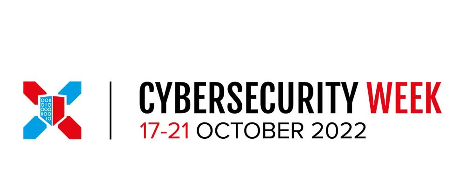 Cybersecurity week 17-21 OCTOBER 2022