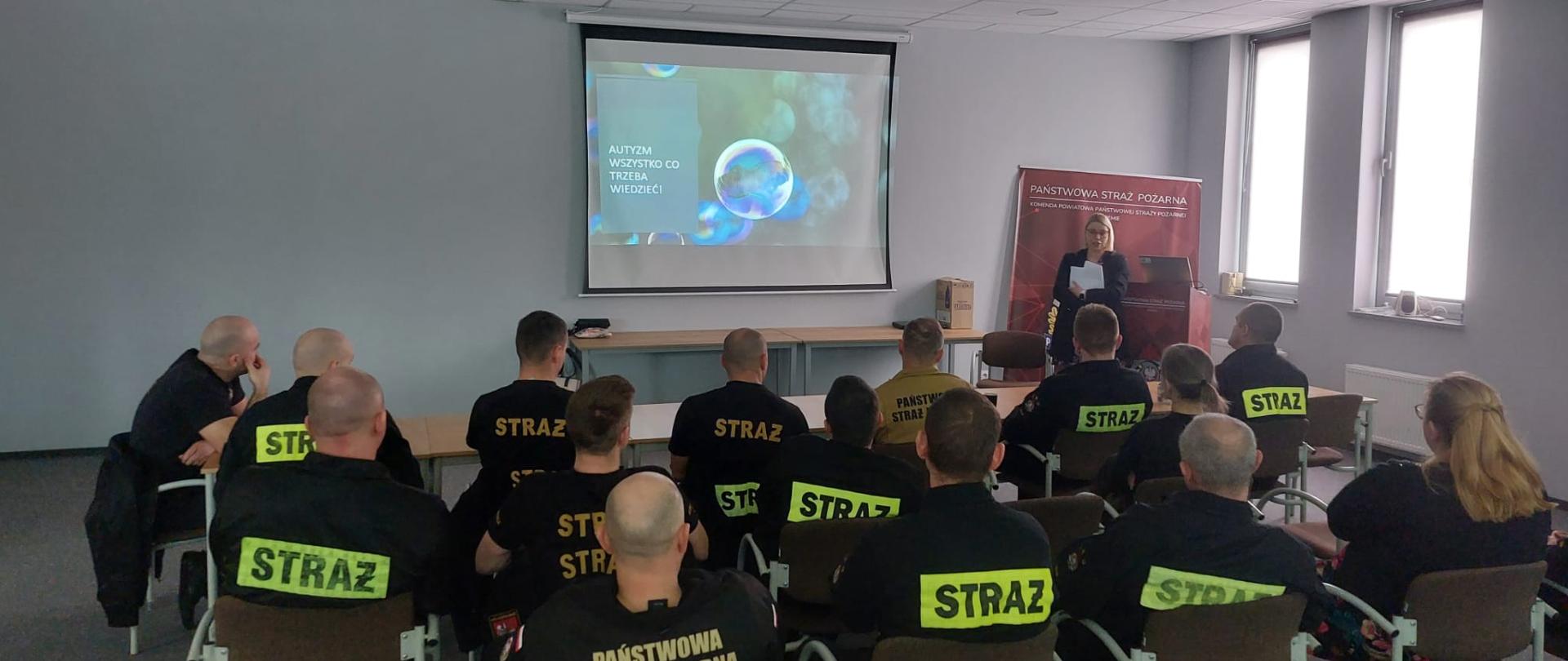 Kadra KP PSP Śrem podczas szkolenia