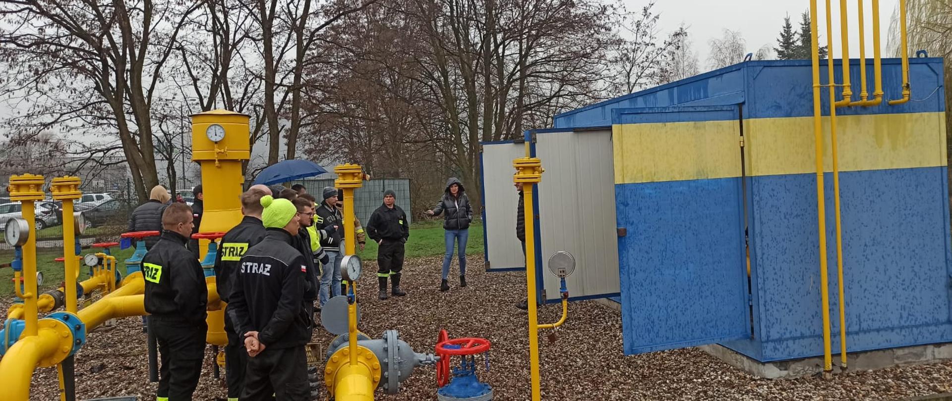 Zajęcia przy stacji redukcji gazu
