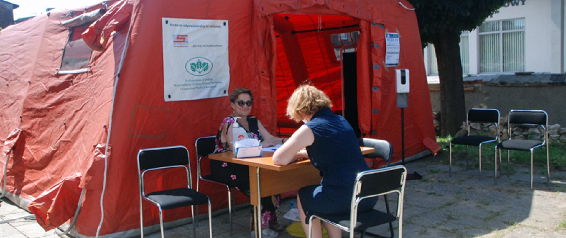 Pomoc w organizacji punktów szczepień. 