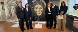 Mostra Malgorzata Lipinska - artista con personalità, tra cui Federico Mollicone e Ryszard Schnepf 
