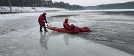 Ćwiczenia z zakresu ratownictwa wodno-lodowego