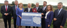 Przekazanie pozytywnej decyzji MIiR w sprawie dofinansowania dokumentacji projektowej dla budowy mostu na Kamiennej w województwie świętokrzyskim.