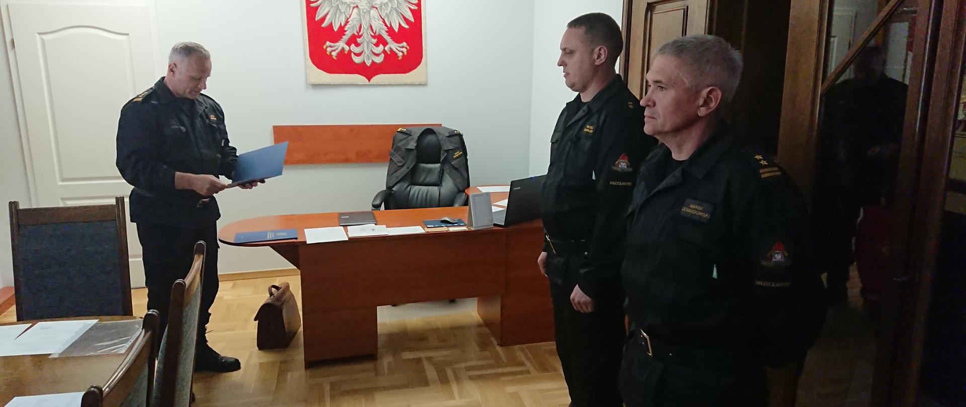 Decyzje o odwołaniu i powołaniu nowego d-cy Kompanii "Drwęca" COO 