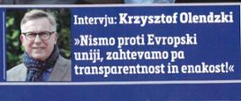 Wywiad Ambasadora Krzysztofa Olendzkiego dla Tygodnika Demokracija