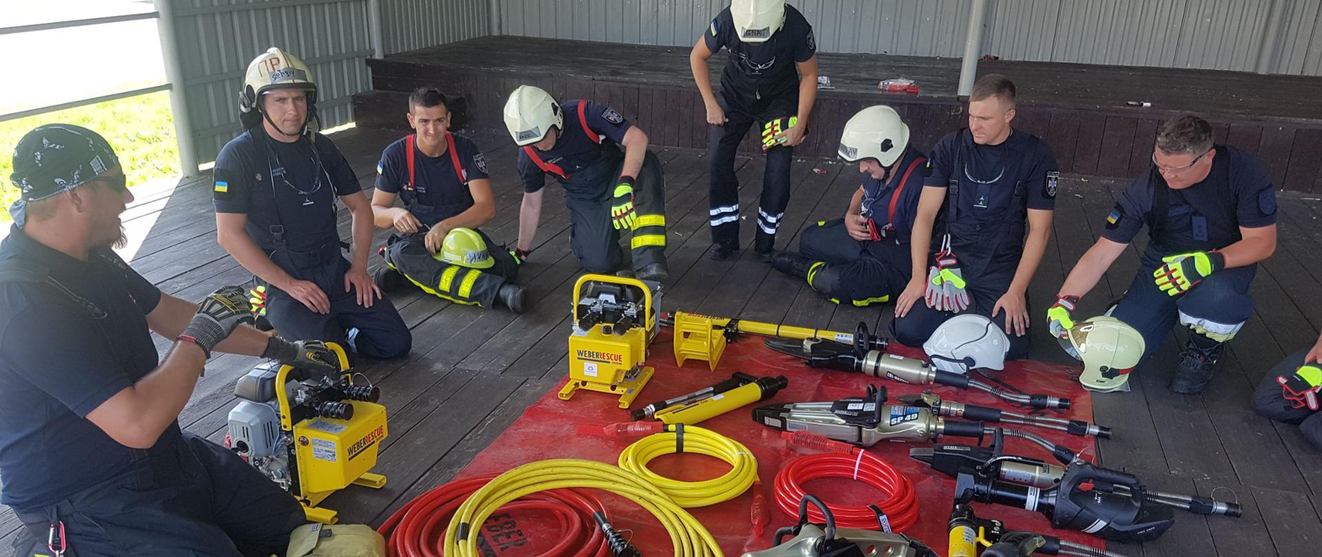 trwają ćwiczenia z zakresu ratownictwa
