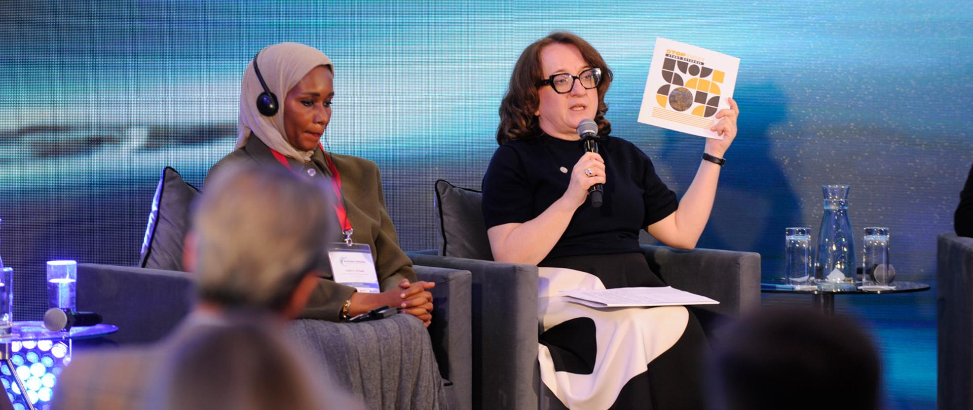 Prezes Wód Polskich Joanna Kopczyńska podczas II edycji Blue Deal Congress: Changing the Future