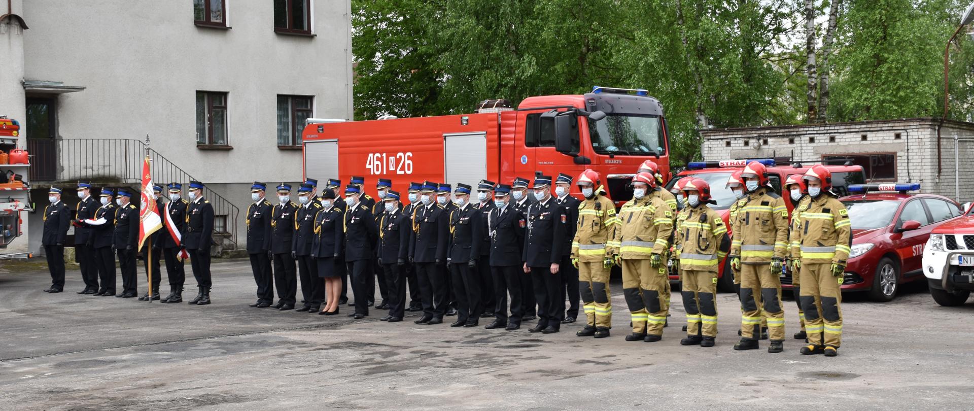 Pododdział iławskiej komendy. 