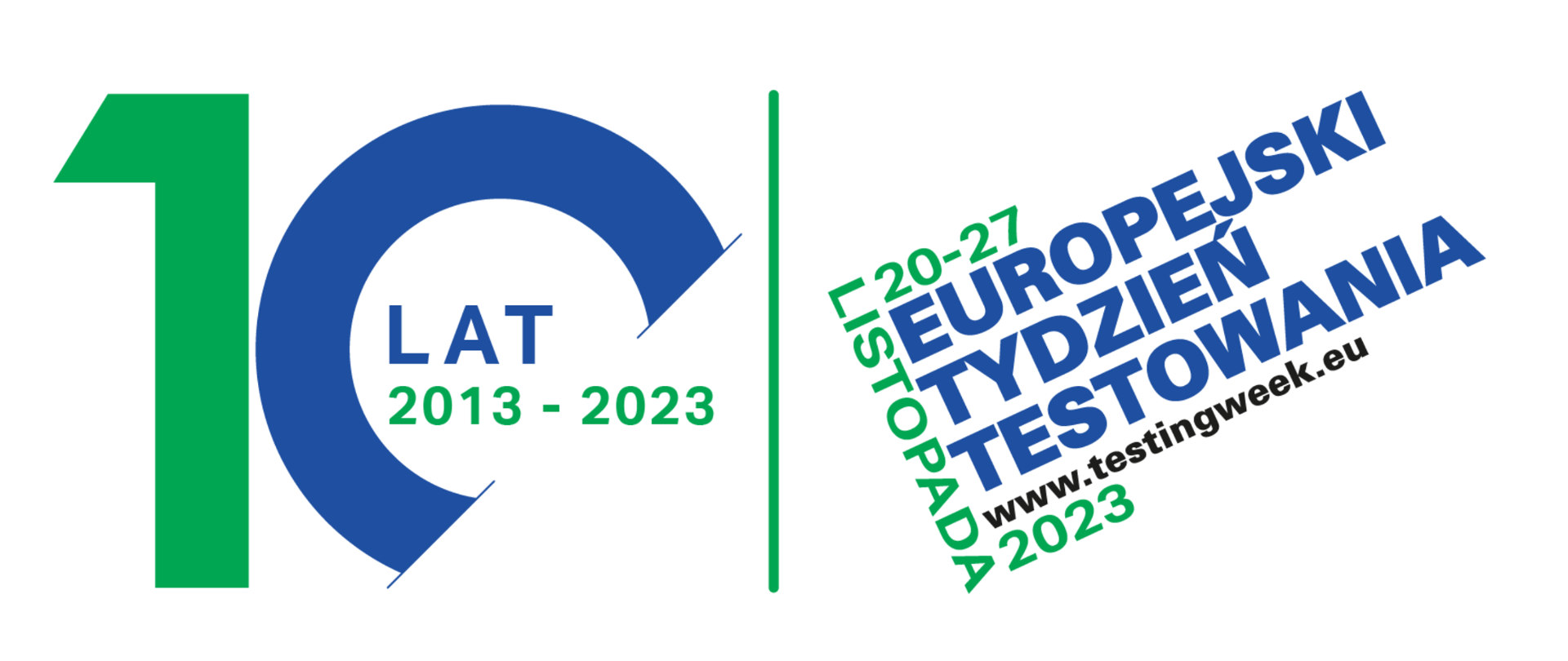 Europejski Tydzień Testowania 20-27 listopada 2023, www.testingweek,eu, 10 lat 2013-2023