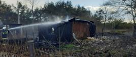 Pożar pustostanu w Paulinowie 