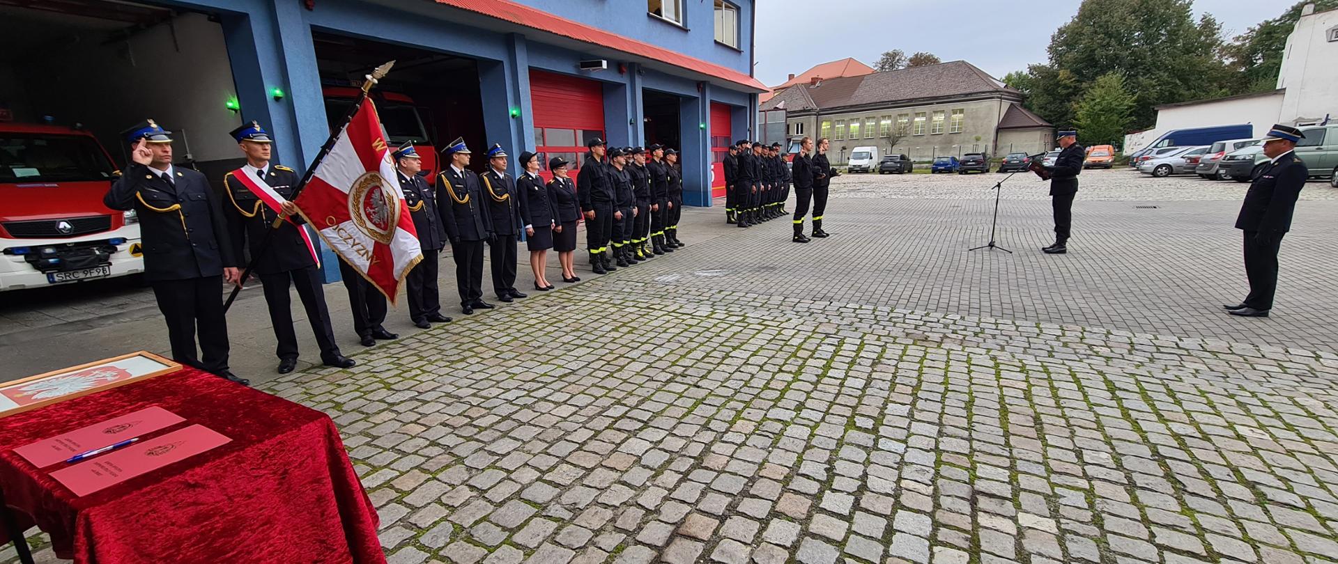 Ślubowanie strażaków 