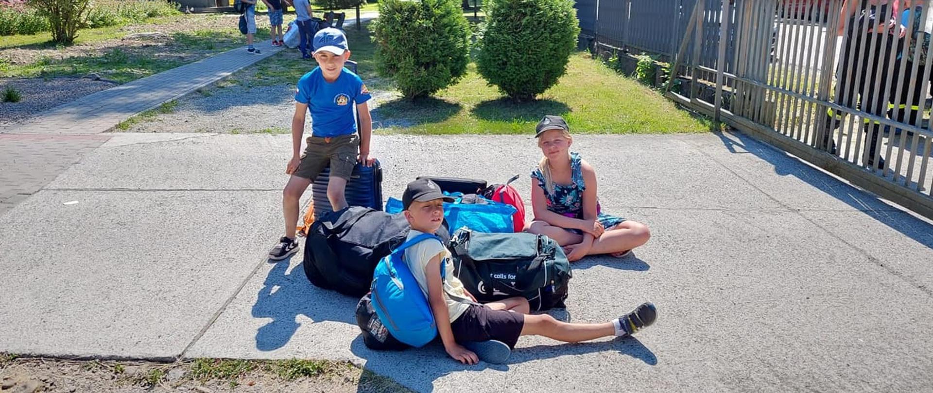 Obozy Szkoleniowe dla Młodzieżowych Drużyn Pożarniczych - przyjazd na obóz 