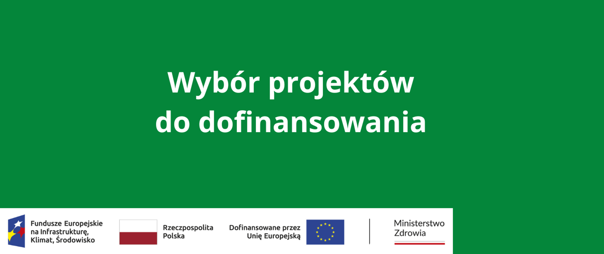 Wybór projektów do dofinansowania 