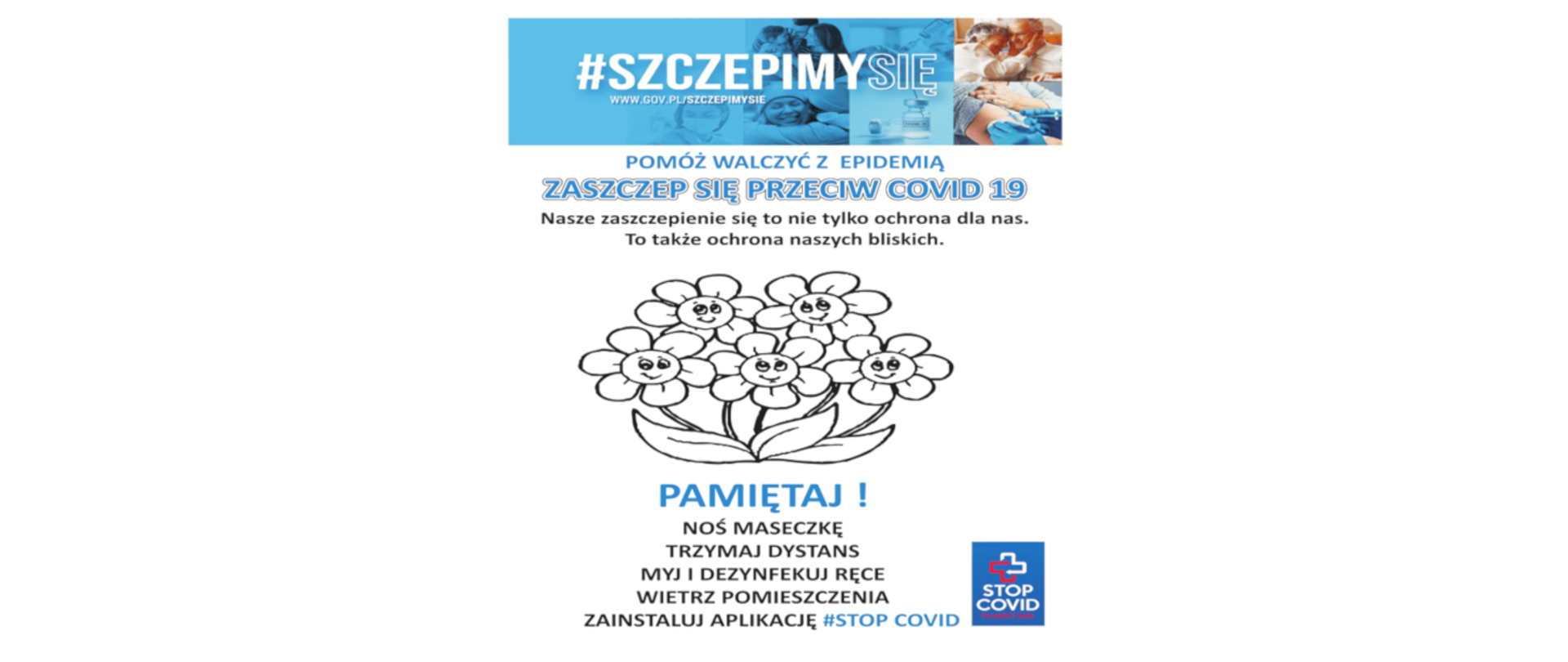 Pomóż walczyć z epidemią - zaszczep się przeciw COVID-19