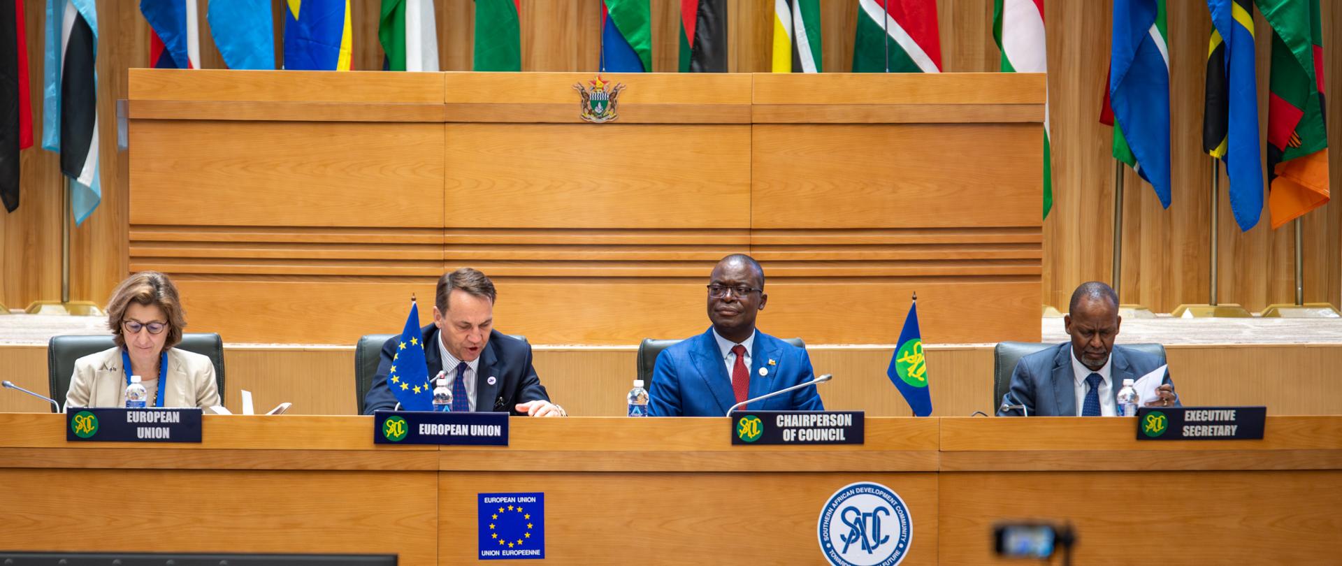 Minister Radosław Sikorski attends SADC–EU Ministerial Partnership Dialogue