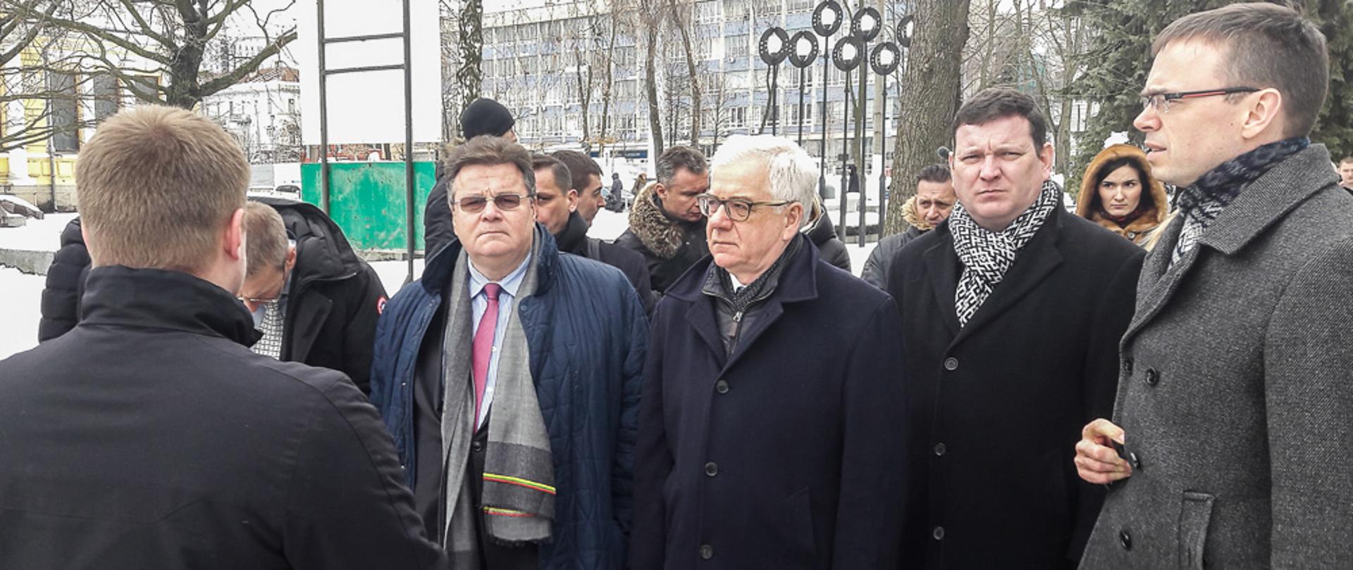 Minister Jacek Czaputowicz travelled to Dnipro in Ukraine