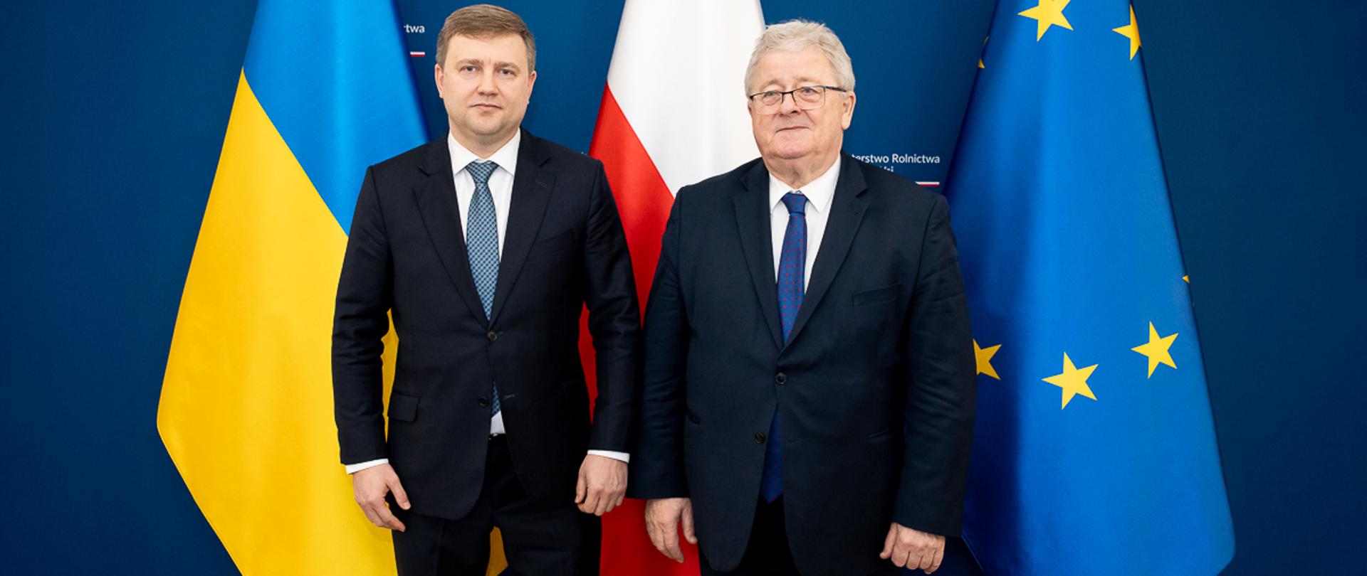 Minister of Agrarian Policy and Food of Ukraine Vitaliy Koval and Minister Czesław Siekierski (photo by the MARD)