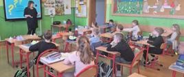 Zajęcia w SP w Stawie w ramach projektu edukacyjnego „Gdy coś Ci chodzi po głowie”