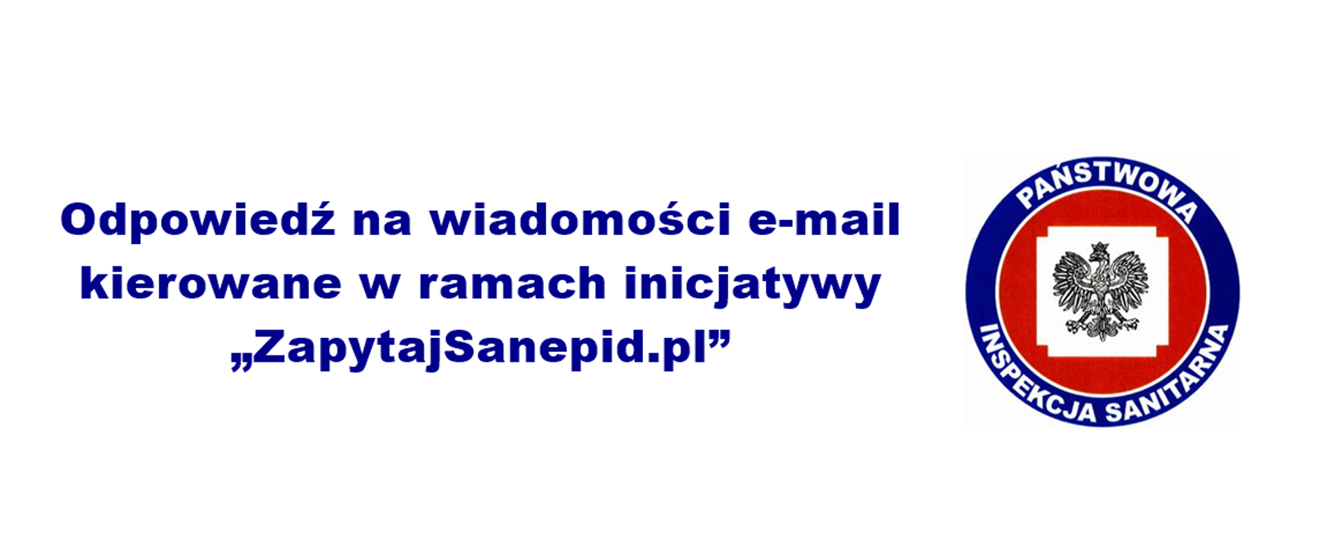 Informacja na białym tle