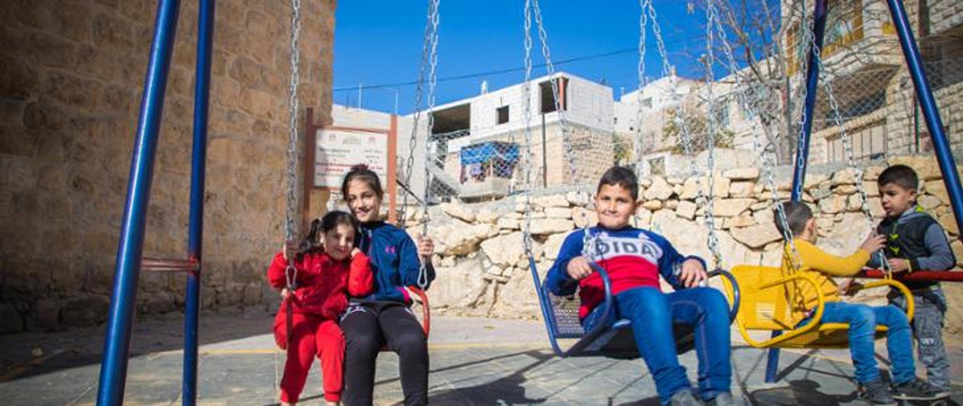 Improving access to services of after-school education and safe playground for children in Old City Hebron
