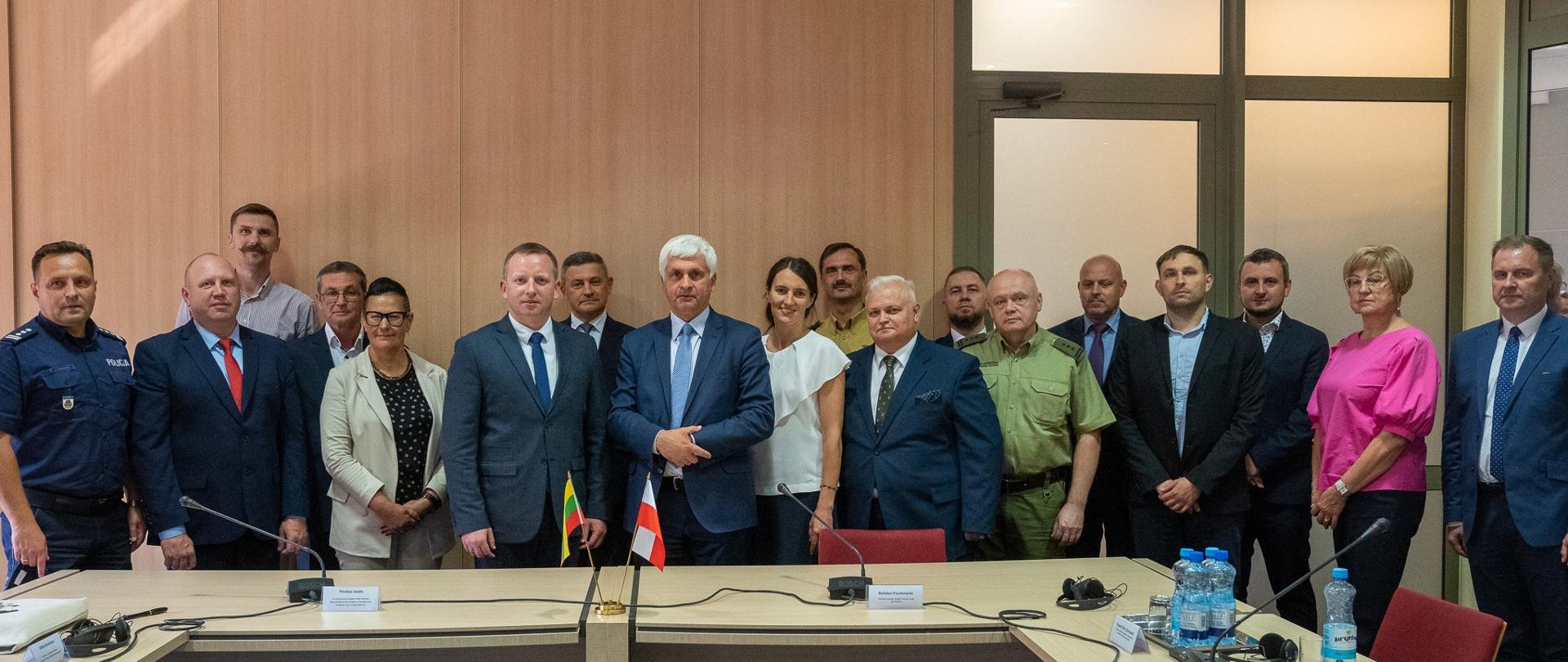 Rozmowy o polsko-litewskiej współpracy w Podlaskim Urzędzie Wojewódzkim