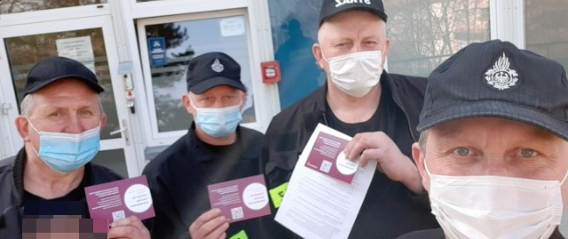 Szczepienia strażaków przeciwko COVID-19