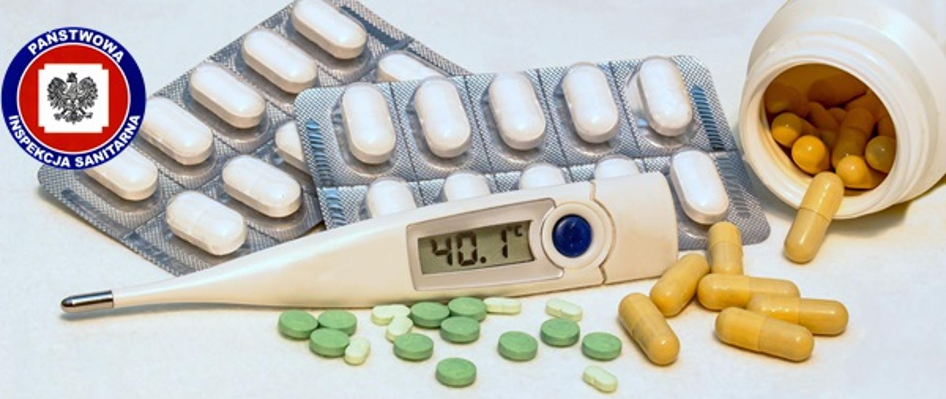 Leki i termometr