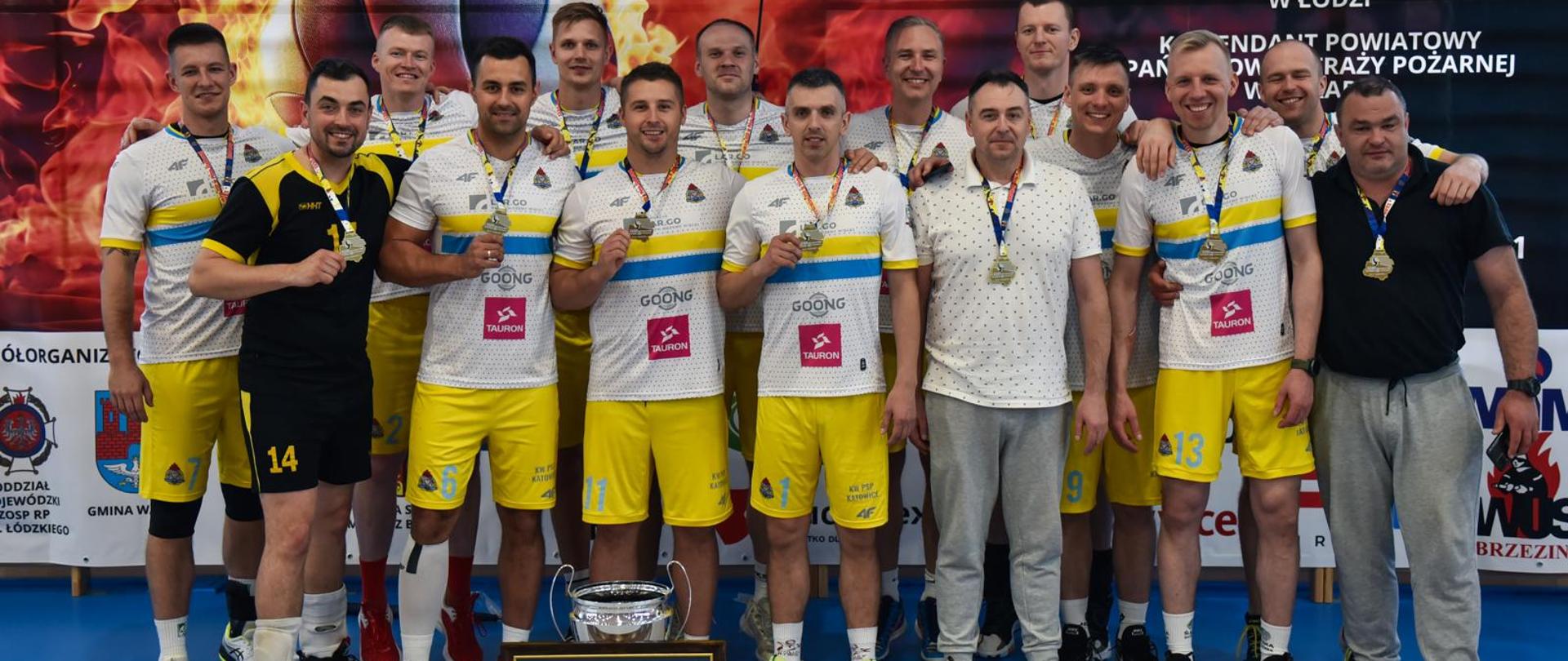 Reprezentacja woj. śląskiego obroniła tytuł Mistrza na XXXIX Mistrzostwach Polski Strażaków PSP w Piłce Siatkowej