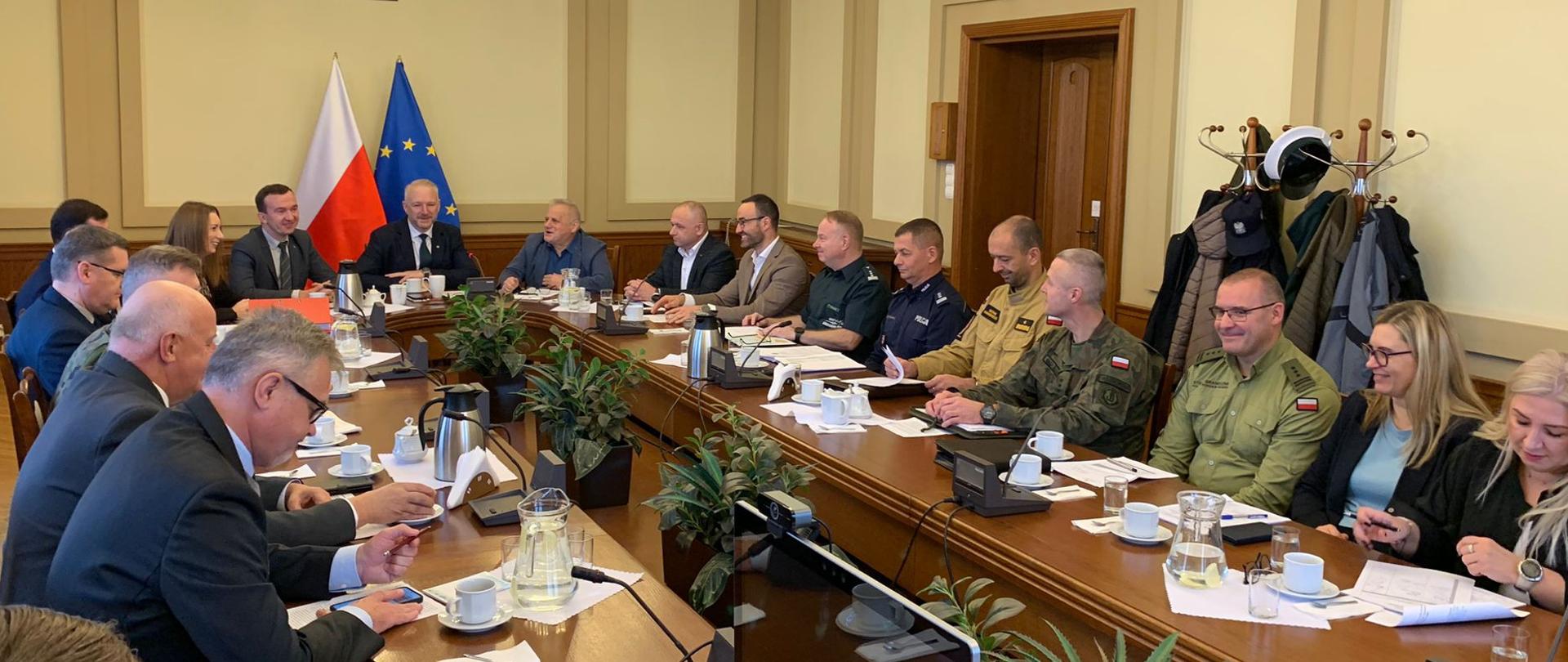 posiedzenie Wojewódzkiego Zespołu Zarządzania Kryzysowego