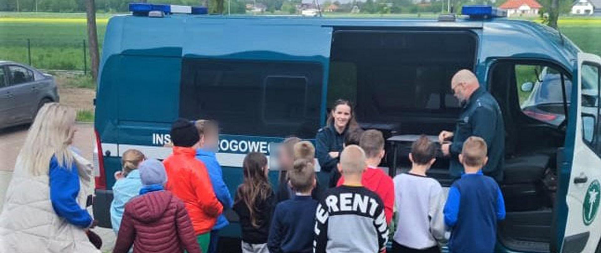 Dodatkową atrakcją stał się pojazd służbowy inspekcji