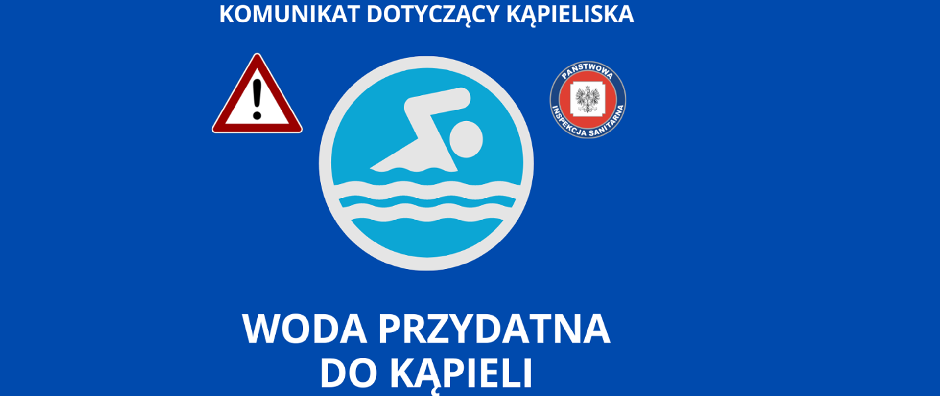 Komunikat kąpielisko