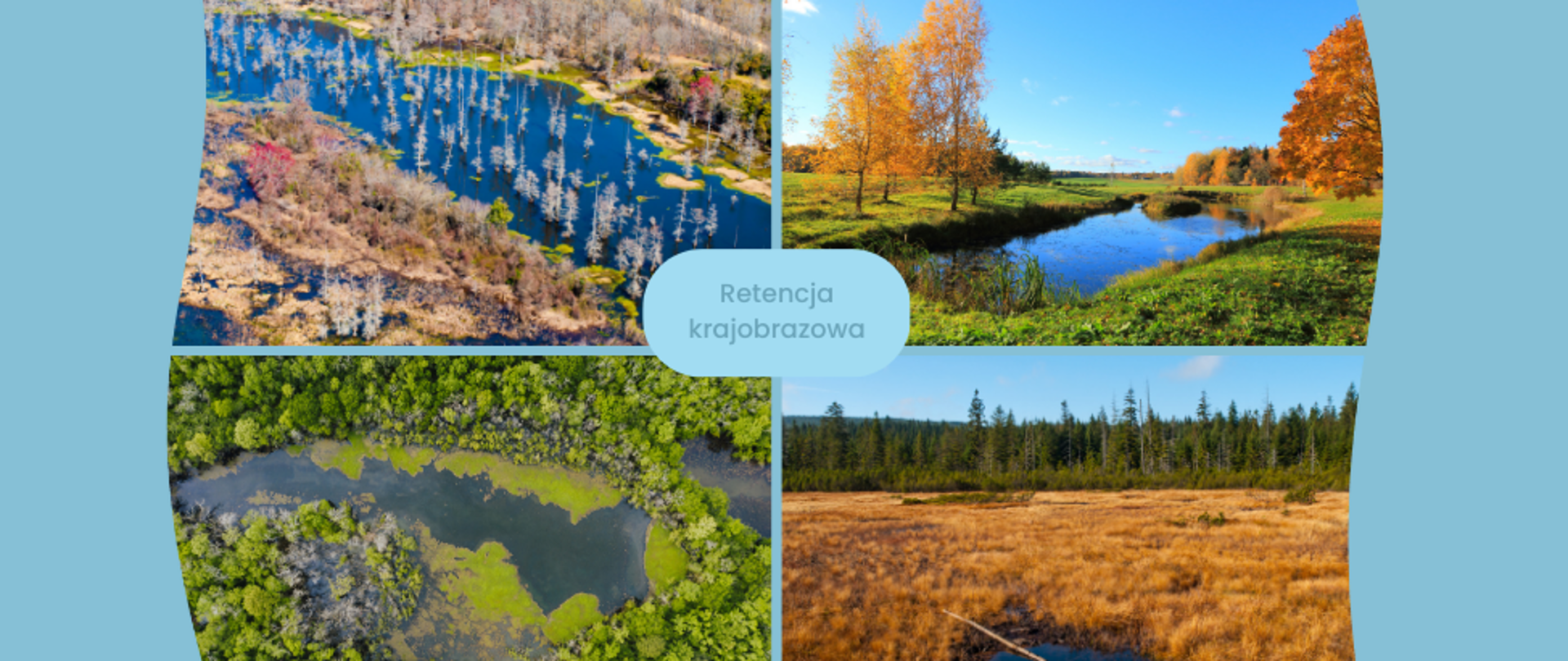 cztery przykłady retencji krajobrazowej