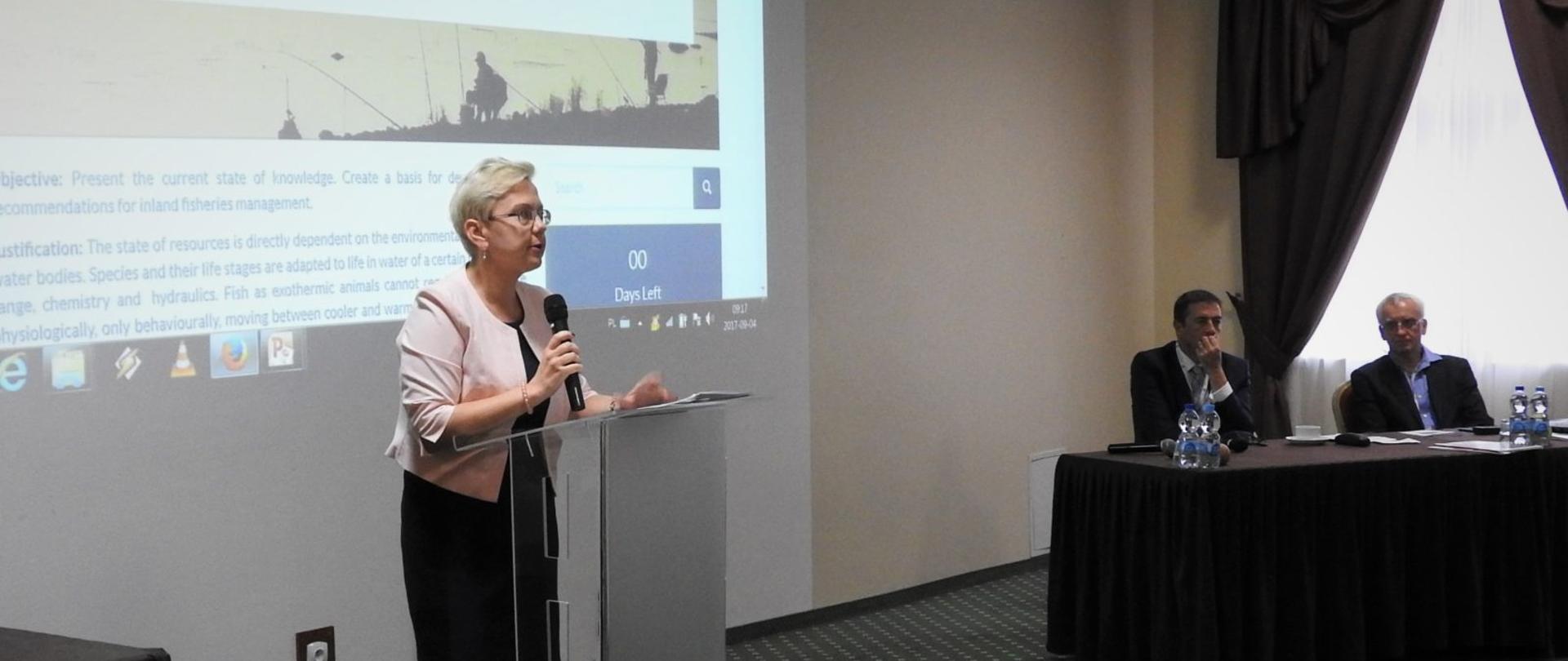 Na zdjęciu wiceminister Anna Moskwa