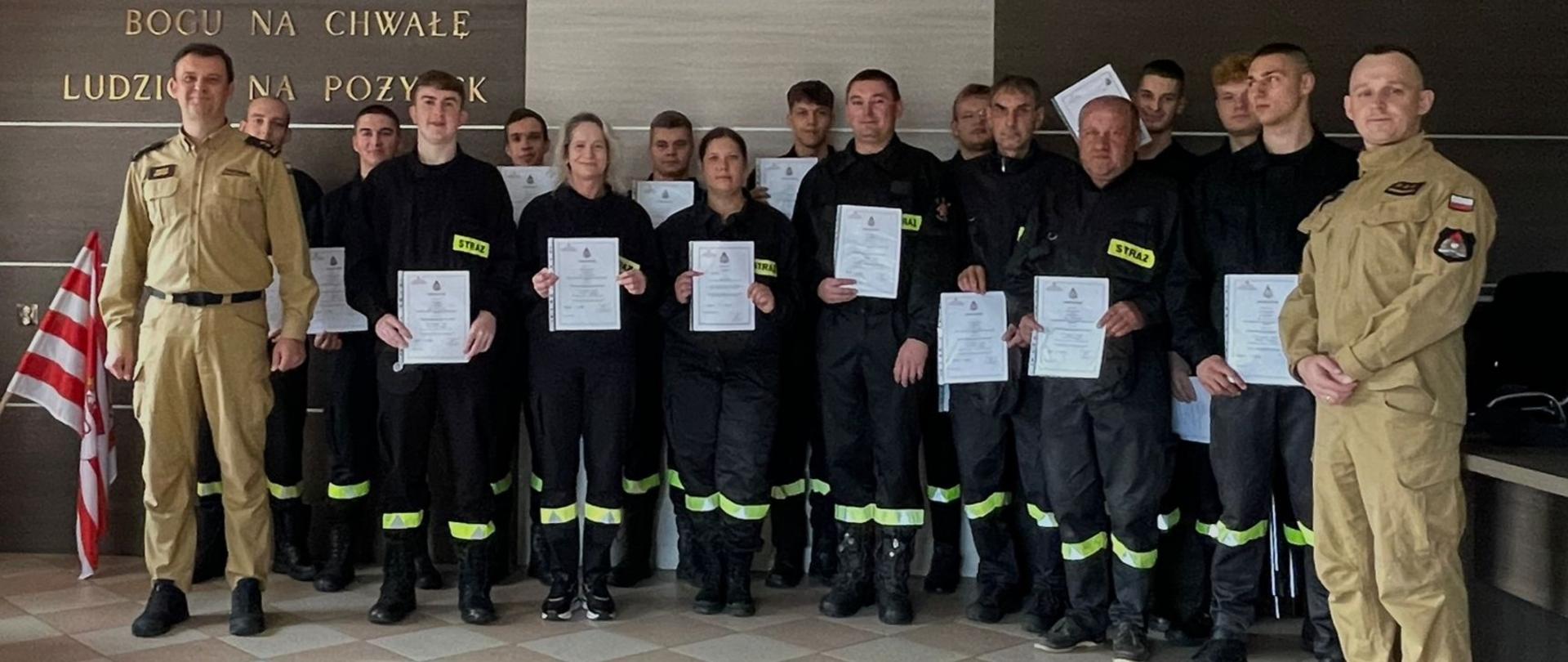 Szkolenie podstawowe strażaków ratowników Ochotniczych Straży Pożarnych - KP PSP Bielsk Podlaski