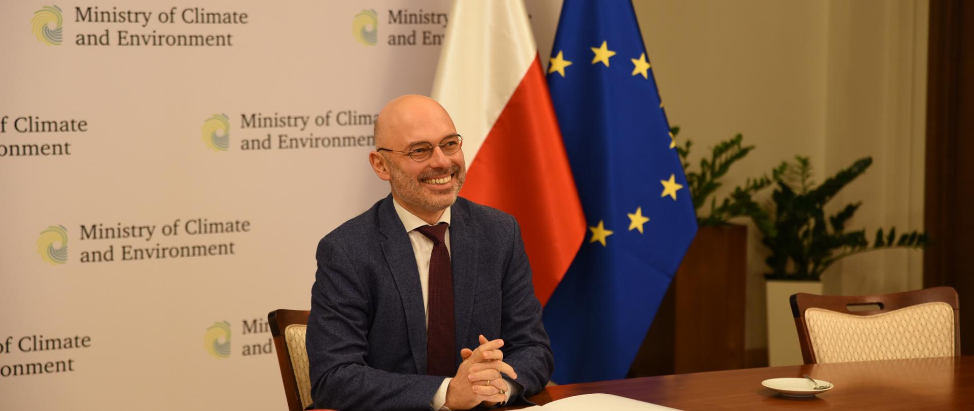 Minister klimatu i środowiska Michał Kurtyka
