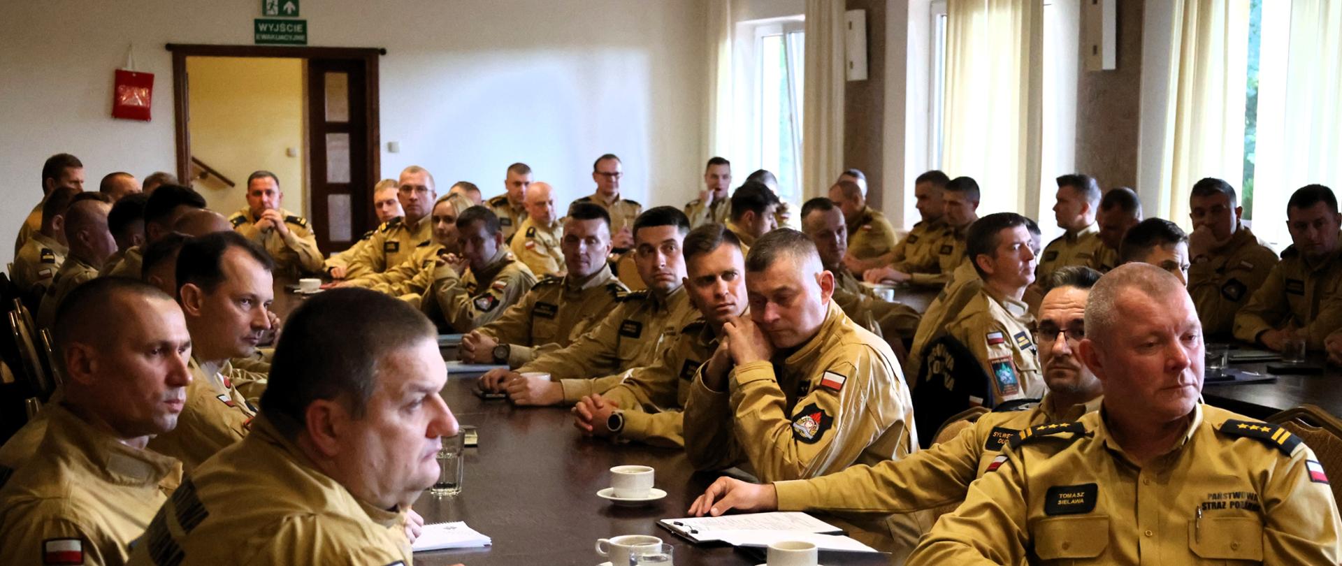 Narada szkoleniowa pionu operacyjnego Państwowej Straży Pożarnej województwa podlaskiego