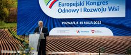 Minister Czesław Siekierski during his speech (photo by the MARD)