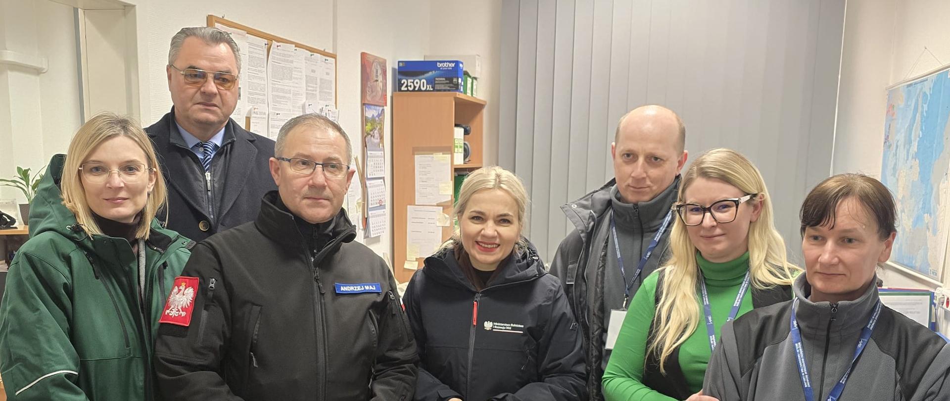 Wizyta robocza na Drogowym Przejściu Granicznym w Hrebennem