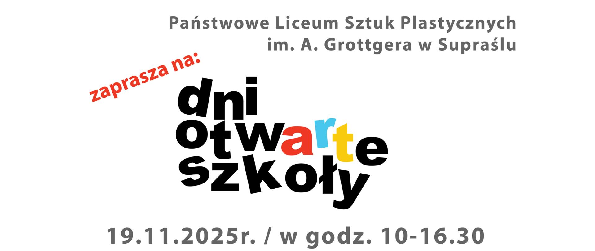 baner Dni Otwarte Szkoły, treść w artykule