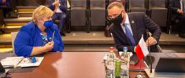 President Andrzej Duda at the NATO Summit in Brussels, 14.06.2021