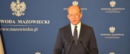 Rządowy Fundusz Polski Ład - konferencja prasowa Wojewody Mazowieckiego Konstantego Radziwiłła